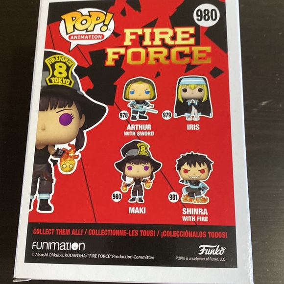 maki funko pop! from fire force - Picture 2 of 3